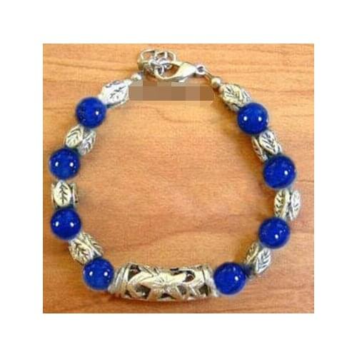 00991 Handmade Jewelry pretty tibet r Lapis lazuli bead bracelet