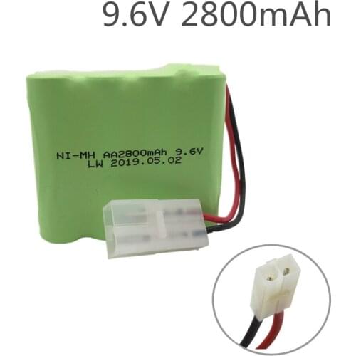 1pcs 2800mah Ni-Mh bateria 9.6V rc battery 9.6v nimh battery 8x aa size ni mh pilas recargables 9.6v pack for rc car toy battery
