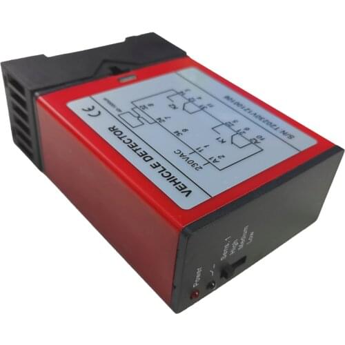 10pcs Common ground dual two Channel Loop Detector traffic access control loop controllers For Parking Barrier Detector