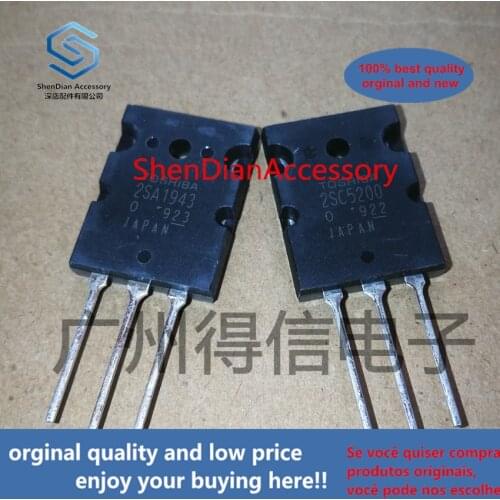 2pairs 100% orginal new 2SA1943 2SC5200 A1943 C5200 audio amplifier real photo