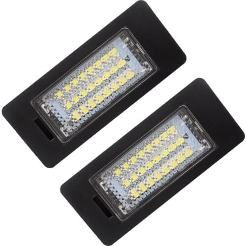 2pcs Car Error License Plate Light 12V Car Number Plate Lamp Car Accessories