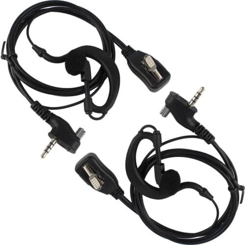 2Pcs C-Type Ear Hook Earpiece for Vertex VX160 VX180/400/210/300 walkie talkie