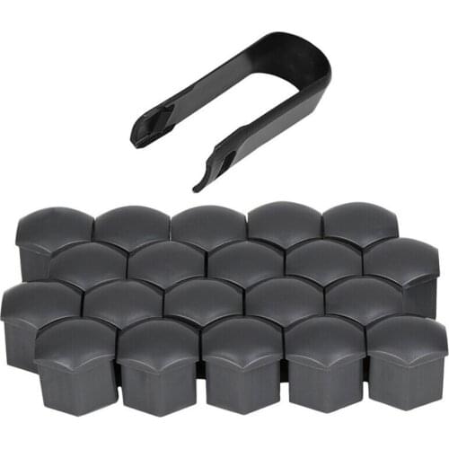 20pcs 21mm Gray Plastic Car Wheel Nut Lug Hub Screw Rim Bolt Covers Dust Cap For Tesla Model 3 Model S Model X 2020 2019 2017