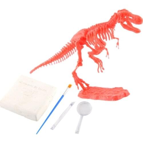 3D Dinosaur Fossil Digging Kit Archeology Dinosaur Skeleton Science Toy Gift Dinosaur Fossil Digging Kit
