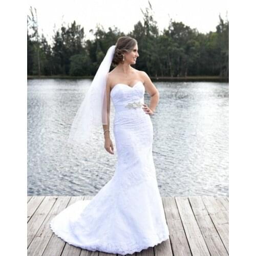 Abosbeet Mermaid Silhouette Wedding Dresses
