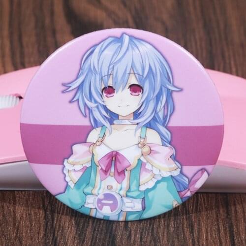 FFFPIN 5.8cm Japan Brooch Cute Cosplay Game Pin Hyperdimension Neptunia Breastpin Badge Coin Icon Ornament for Cloth Backpack