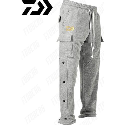 Spring Autumn Daiwa Fishing Pants Breathable Outdoor Hiking Camping Trouser Sun Protection Special Multi-function Pocket Pants