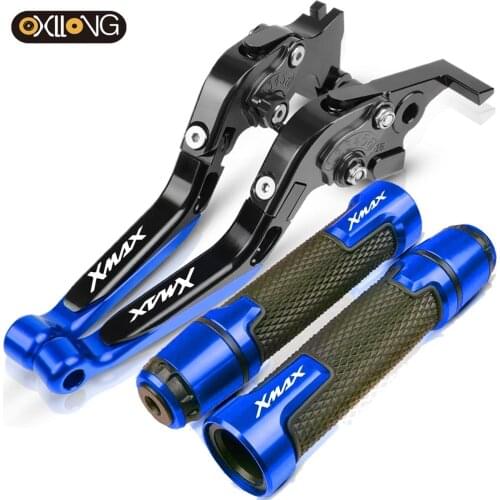 For YAMAHA X-MAX 125 XMAX 125/200/250/400 2016 2017 2018 2019 Motorcycle Accessories Brake Clutch Levers Handlebar Grips ends