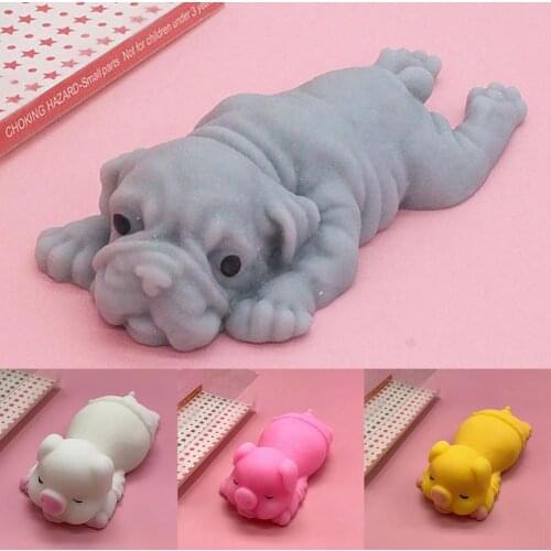 Toy Cute Soft Pig Shape Decompression Animal Squeeze Toys Children Gifts Various Styles Pinch Doll Lovely Delicate Craft
