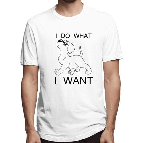 LIFEWHEEL I Do What I Want for Mens Novelty Dog Graphic T-Shirt, to All My Haters Shirt