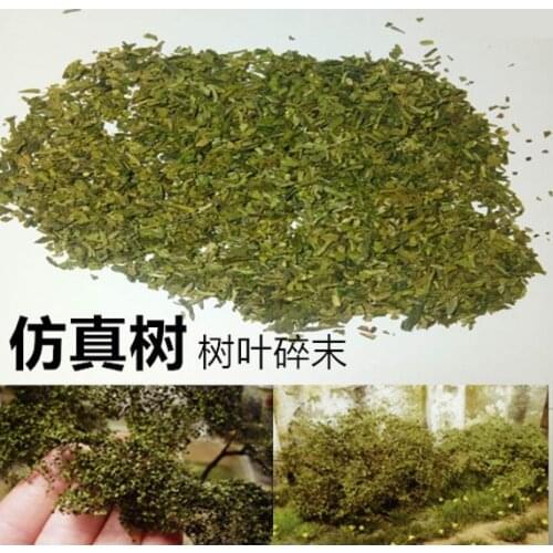 Scenario production simulation tree leaf platform sand table vegetation production DIY Material