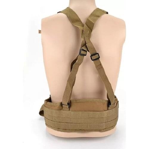 Molle Belt Mens Army Special 1000D Nylon military belt Convenient combat Girdle EAS H-shaped Adjustable Soft Padded