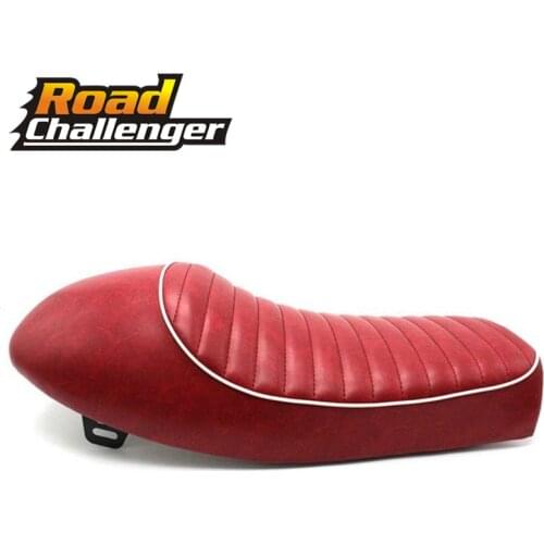 Motorcycle Cafe Racer Seat Vintage Hump Saddle Flat pan Retro Seat For Honda CG125 CB350 CB400 CB500 CB750 SR400 XJ XS
