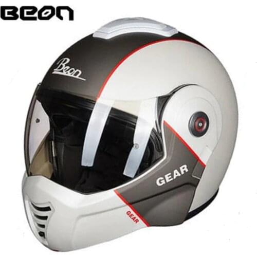 2019 New EUR ECE Certification Netherland band Back flip face motorcycle helmets Flip Up motorbike helmet of ABS PC lens visor