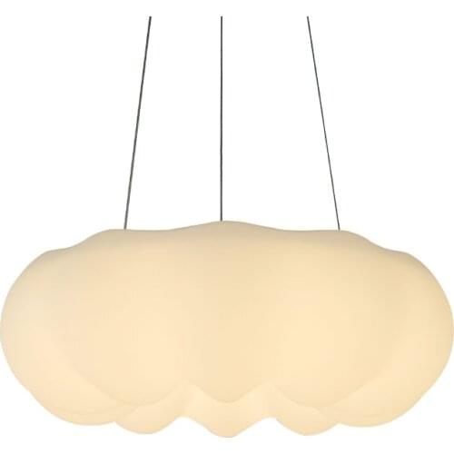 Nordic LED white simple personality creative cloud lamp shop apartment living room bedroom room dining room chandelier