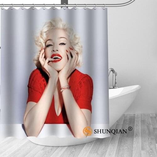 New High Quality Modern Printed madonna Shower Curtains Custom Design Creative Shower Curtain Bathroom Polyester Fabric