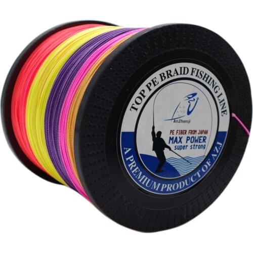 New Brand 8X 500m Fishing Line Super Strong Japan Multifilament PE braided fishing line 8 Strands 12LB-200LB Peche