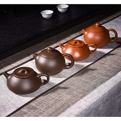 200ml Yixing genuine Zisha teapot all handmade raw materials purple clay tea pot tea gift factory direct Free shipping