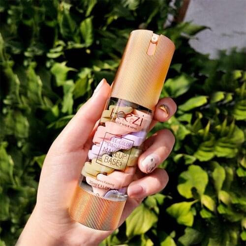 LEEZI Makeup Primer 3 Color Makeup Base Isolation Foundation Face Concealer