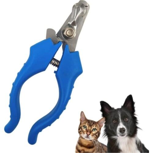 Professional Pet Nail Clipper Dog Cat Stainless Steel Monochrome Labor-Saving Nail Clipper Convenient Beauty Cleaning Supplies