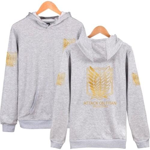 New Attack on Titan Giant Hoodie Shingeki No Kyojin Scouting Legion Costume Hoodie Women Men Hoodie Plus Cashmere Warm Top