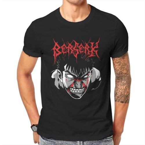 Westcreek Berserk Metal cool Fashion Games Black Pink Couples Unisex JapaneseStyle For Boy Custom T-Shirts 106762