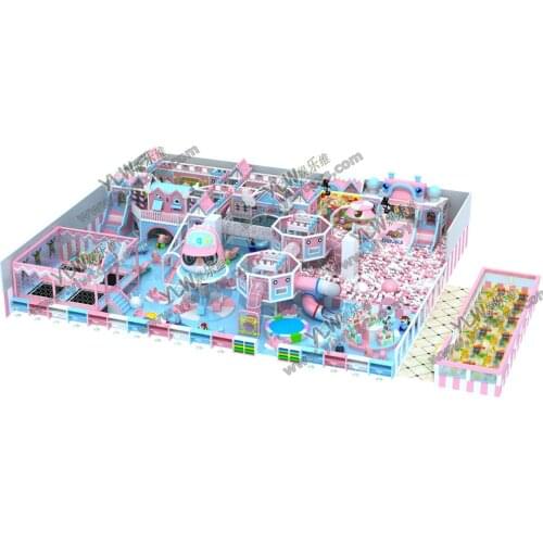 YLW customized designed kids indoor playground maze fun city ball pool trampoline park YLW-IN20191117