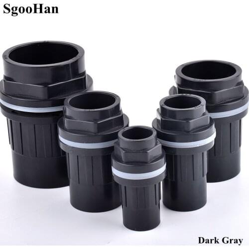1-5Pcs 20-50mm PVC Pipe Connectors Thicken Fish Tank Pipe Drainage Connector Garden Drain Adapter Water Supply Pipe Fittings