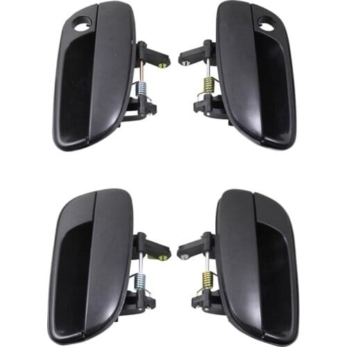 4PCS SET EXTERIOR DOOR HANDLE FOR HYUNDAI ELANTRA 2001-2006 2001 2002 2003 2004 2005 2006 FL:82650-2D000 FR:82660-2D000