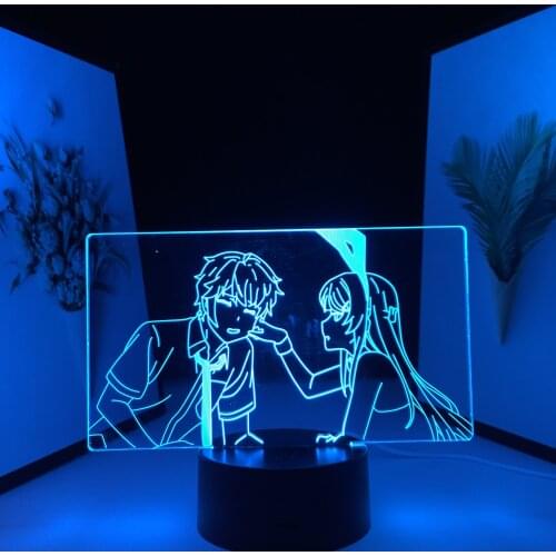 Anime Figure 3D Lamp Mai Sakurajima Nightlight for Kids Birthday Gift Bedroom Decor Night Light Bunny Girl Manga LED Light