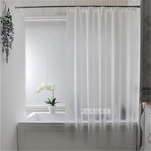 E-079 PEVA Bathroom Shower Curtain High-quality Waterproof Mildew Proof Shower Curtain Thickening Home Bathroom Hanging Curtain