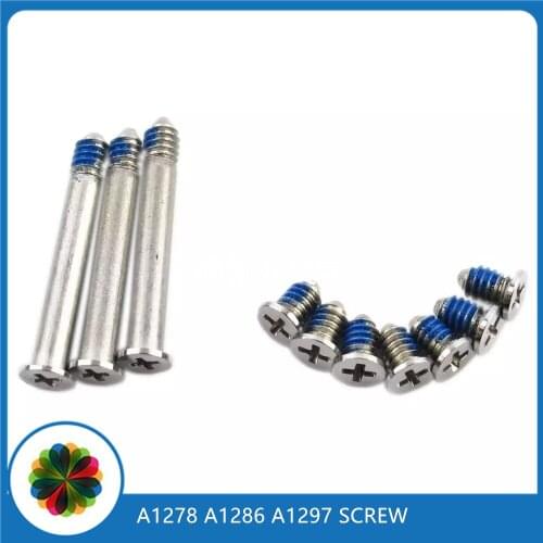 Laptop Case Cover Bottom Back Screws New A1278 A1286 A1297 For MacBook Pro Series 13" 15" 17" 10pcs/Set 3 long and 7 short