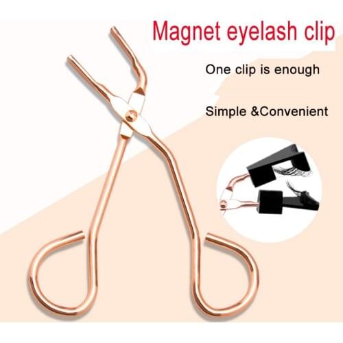 Durable Soft Quantum Magnetic Eyelash Magnetic Eyelash Curler 2 Seconds Magnet Aid False Eyelashes Tweezer
