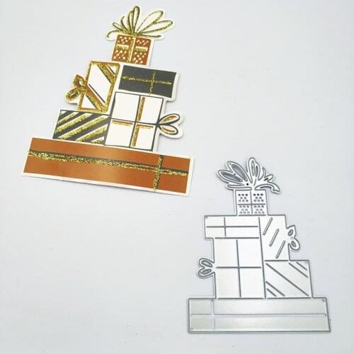 Metal Gift box paper die cutting dies for Scrapbooking/DIY Easter wedding Halloween Easter card