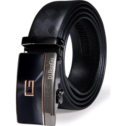 Men Luxury Belts Automatic Buckle Brand Fashion Metal Formal Black Gold Strap Cowskin Genuine Leather Belt for Man Designer