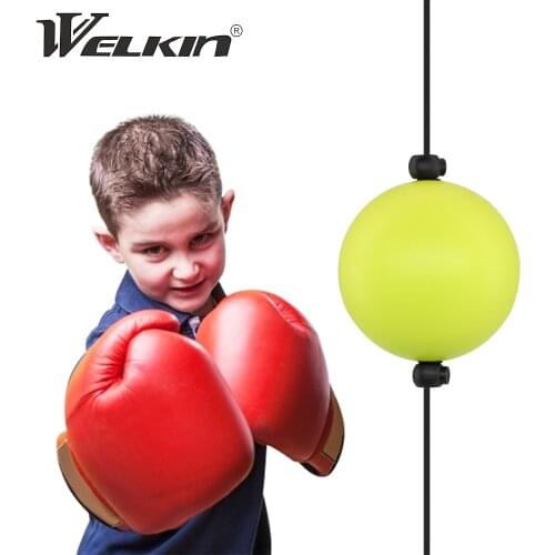 Adjustable Boxing Reflex Speed Ball Hand Eye Reaction Training Punch Fight Ball Fitness Equipment Accessories for Adult Kids