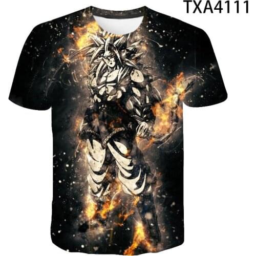 2020 New Fashion Anime Dragon Cool DBZ 3D Printed T Shirt Summer Men Women Children Short Sleeve Boy Girl Kids Streetwear Tops