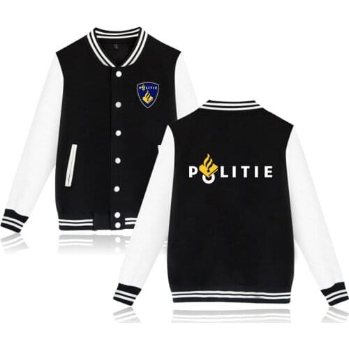 New Dutch Netherlands Police Politie Special Swat Unit Force Baseball Jackets Bomber Jacket Men Women Sweatshirt Casual Hoodies