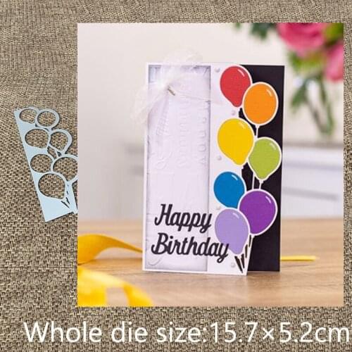 New Design Craft Metal stencil mold Cutting Dies balloon edge decoration scrapbook die cuts Album Paper Card Craft Embossing