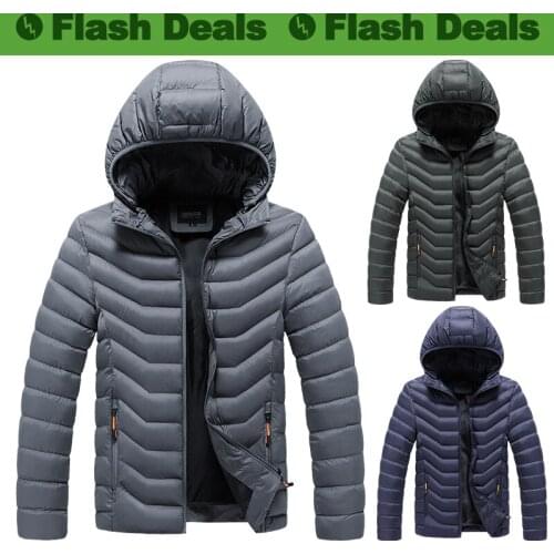 Winter Parkas Jacket Coat Men Thick Male Coat Warm Hooded Coats Men Outwear Windbreaker Brand Cotton Thermal Padded Clothing Boy
