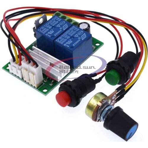 DC 12V 24V 3A 21kHz PWM DC Motor Speed Regulator Controller Adjustable Speed Control Reversible Relay Module 6V-28V 1203BS