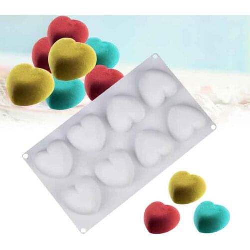 Heart Silicone Mold For Mousse Cake Bakeware Chocolate Dessert Wedding 3D Mould Valentines Day Christmas
