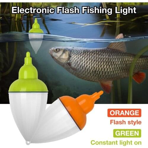 LED Electronic Light Saltwater Fishing Float Sea Rock Plastic Fishing Floats Luminous Night Fish Gravity Induction Carp Drift