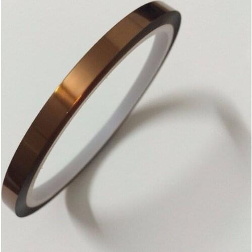 High quality 5pcs 6MMX33M 100ft Adhesive Tape High Temperature Heat Resistant Polyimide Tape for Electronic Industry