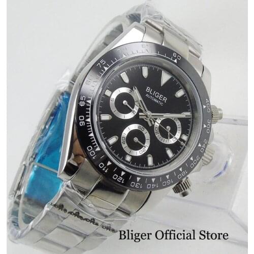 Top Brand High Quality Mechanical Mens Watch With Date Function Glass Automatic Movement