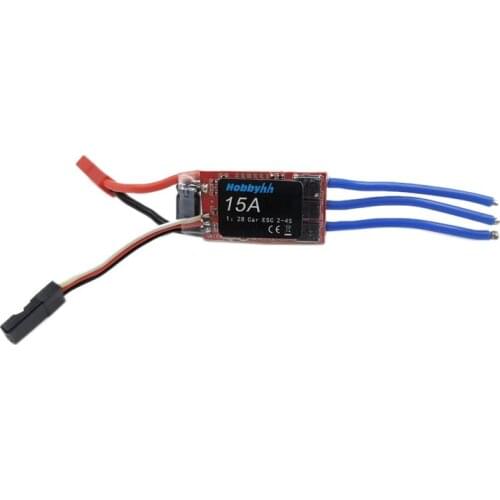 RC Car 15A 2S 5V High Speed Controller Brushless ESC Is Suitable for RC Car 1:28/1:24