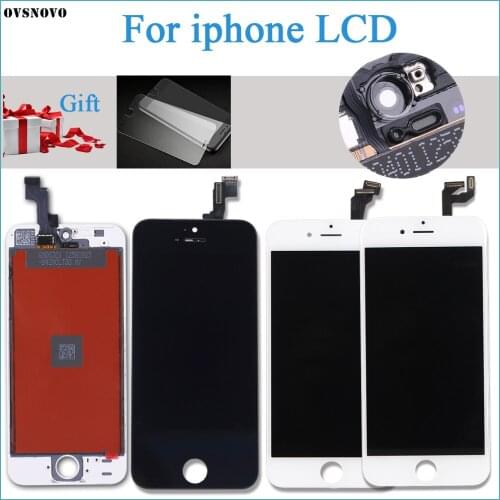 AAA LCD Display For iPhone 5S 6 6S 7 Module Touch Screen Glass Digitizer Replacement For iphone 5 Repair LCD Screen Assembly