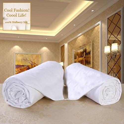 1+1>2 Silk Winter Comforter! 5.5kg 100% Mulberry Silk Comforters! Royal Yellow douillette lit Queen funda nordica 150 colchas