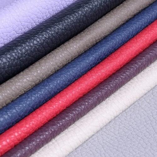 1.3mm thick free shipping Large embossed PU leather synthetic leather bags material fabric leather lots colors waterproof fabric
