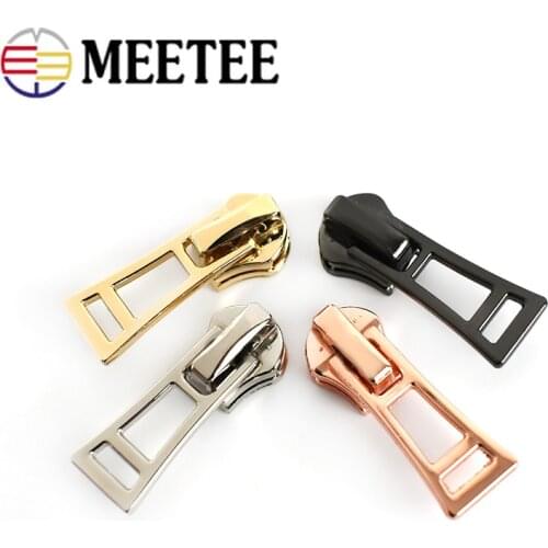 50pcs Zipper Sliders for 5# Metal Zippers Zips Head Jacket Clothing Bag Zipper DIY Accessories G2-3